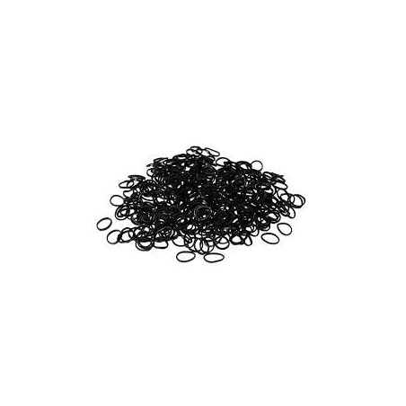 Boîte 500 élastiques à crin noirs Hippotonic