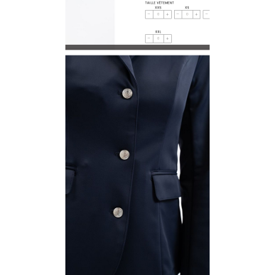 Veste de concours Jismy Harcour bleu marine