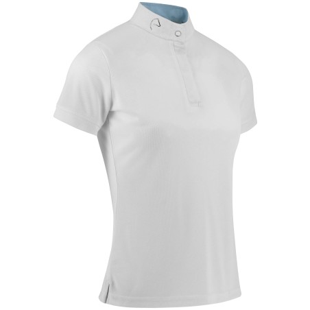 Polo de concours mesh Betty EQUITHEME - Blanc