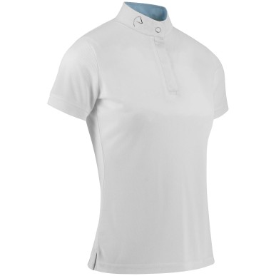 Polo de concours mesh Betty EQUITHEME - Blanc