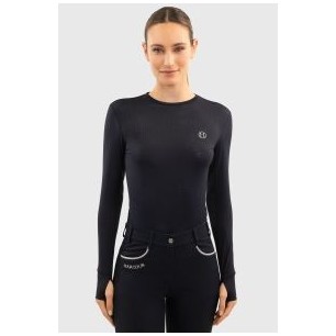 T-shirt manches longues Femme Harcour Bluvea - Marine