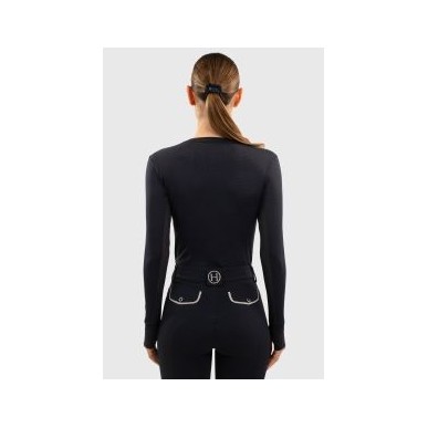 T-shirt manches longues Femme Harcour Bluvea - Marine