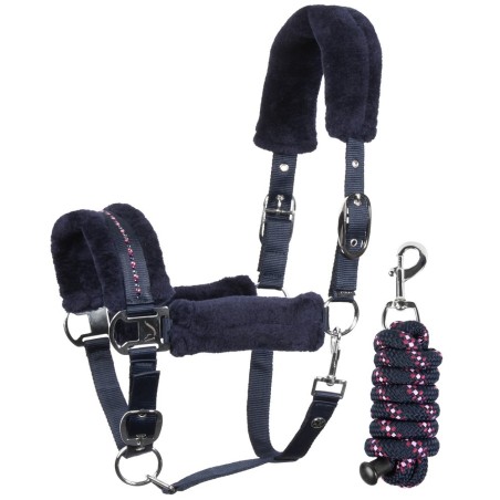 Licol et longe Harry's horse Denici Cavalli Purple Passion Crystal