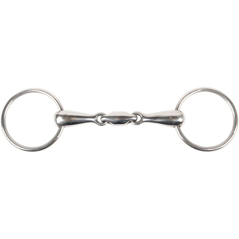Mors Harry's Horse à anneaux double brisure Gros canon Mors Harry's Horse à anneaux double brisure Gros canon