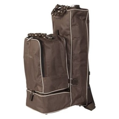 Sac de bottes + sac de casque Harry's horse Marron