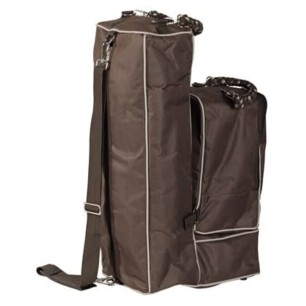Sac de bottes + sac de casque Harry's horse Marron