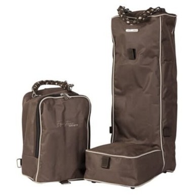 Sac de bottes + sac de casque Harry's horse Marron