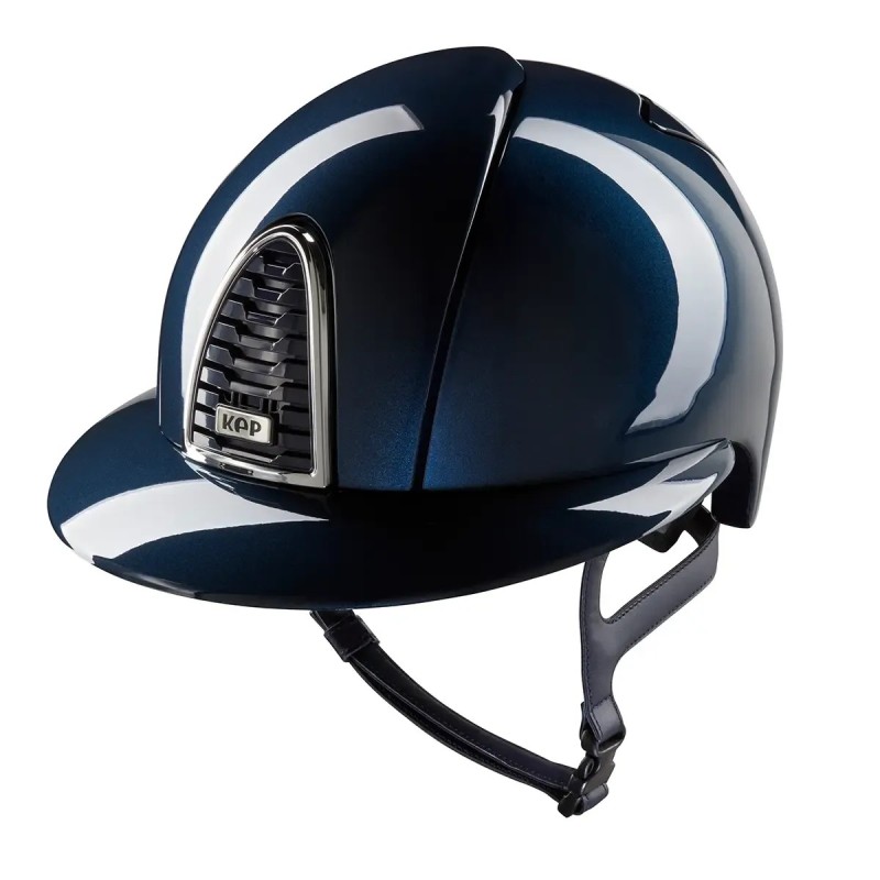 Casques KEP Cromo 2.0 Bleu Glossy visière polo Casques KEP Cromo 2.0 Bleu Glossy visière polo
