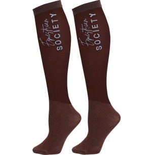 Lot de 3 paires de chaussettes fines Moa Java Harry's Horse Marron