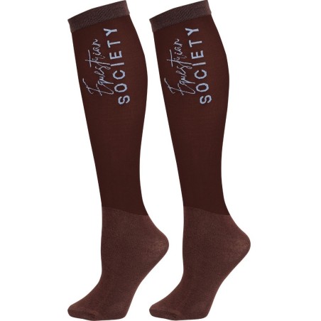 Lot de 3 paires de chaussettes fines Moa Java Harry's Horse Marron