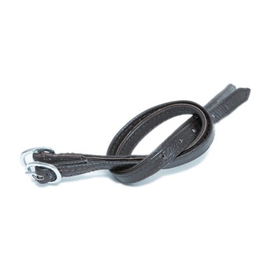 Lanières d'éperons en cuir marron HFI