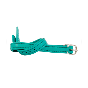 Lanières d'éperon cuir softy TdeT vert tunique