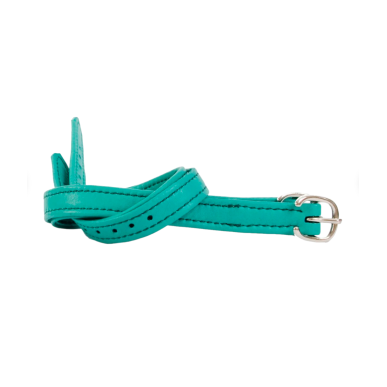 Lanières d'éperon cuir softy TdeT vert tunique