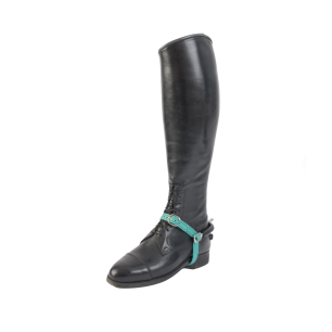 Lanières d'éperon cuir softy TdeT vert tunique