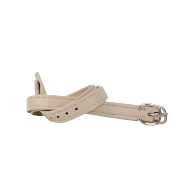 Lanières d'éperon cuir softy TdeT beige
