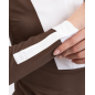 Polo  de concours manches longues pour femme Harcour Stella cacao