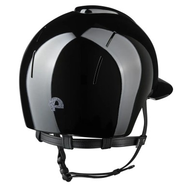 Casque KEP Smart Nova Polish Noir Visière Polo Paillettes