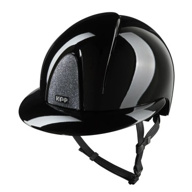 Casque KEP Smart Nova Polish Noir Visière Polo Paillettes