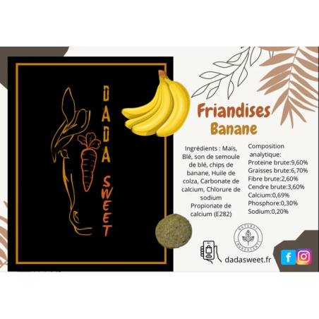 Friandises ronde Banane 1L DADA Sweet