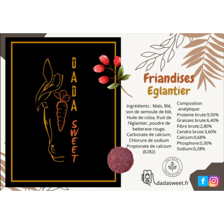 Friandises ronde Eglantier 1L DADA Sweet