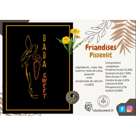 Friandises de Poches Pissenlit 1L DADA Sweet