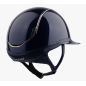 Casque Samshield Miss Shield Shadow Glossy V2 Bleu - black chrome Casque Samshield Miss Shield Shadow Glossy V2 Bleu - black chrome
