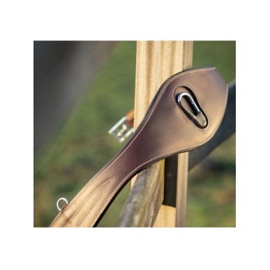 Sangle anatomique HFI en cuir - Noir