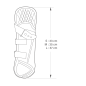 Guêtres protège tendons et genoux V22 Lami-Cell noir