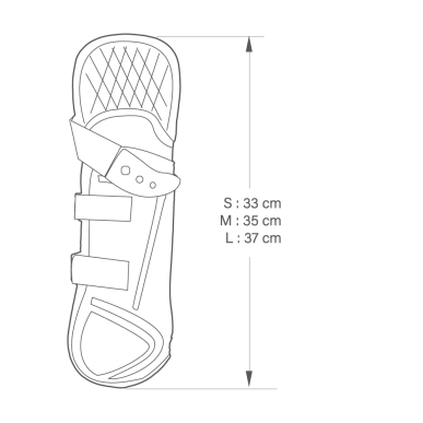 Guêtres protège tendons et genoux V22 Lami-Cell noir