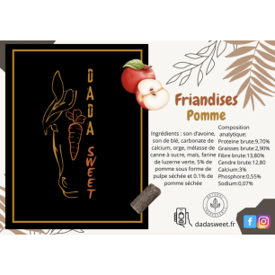 Friandises DADASWEET en sticks Pomme - 1l