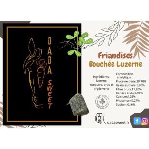 Friandises DADASWEET bouchées Luzerne - 1L