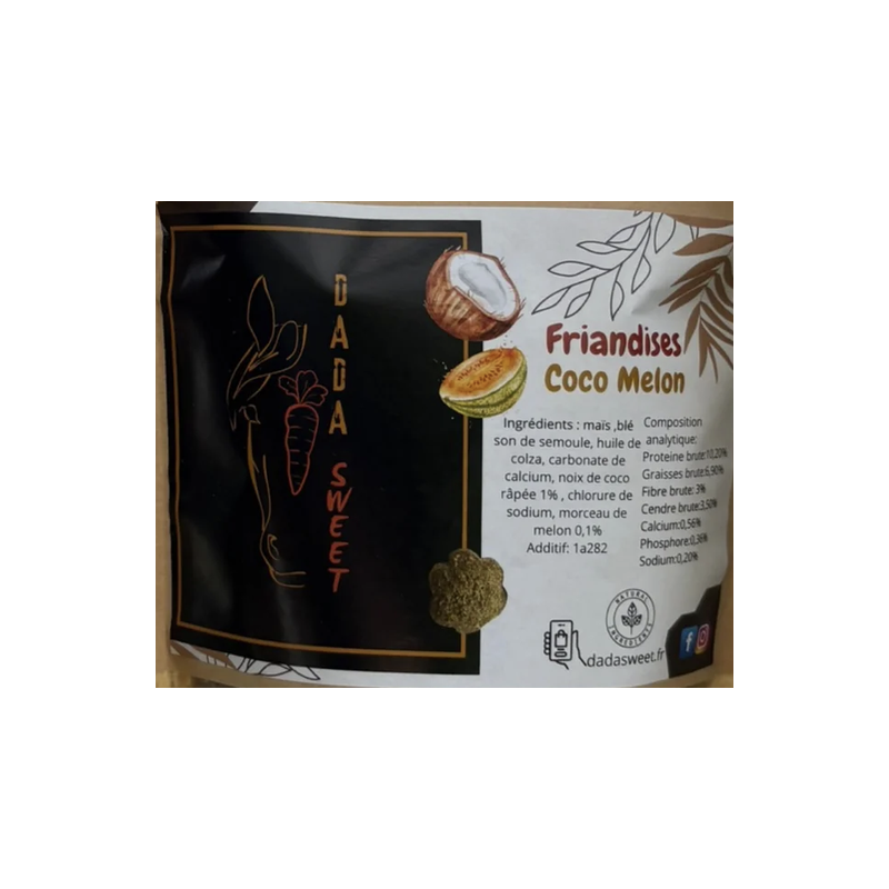Friandises DADASWEET soufflées Coco Melon - 1L Friandises DADASWEET soufflées Coco Melon - 1L