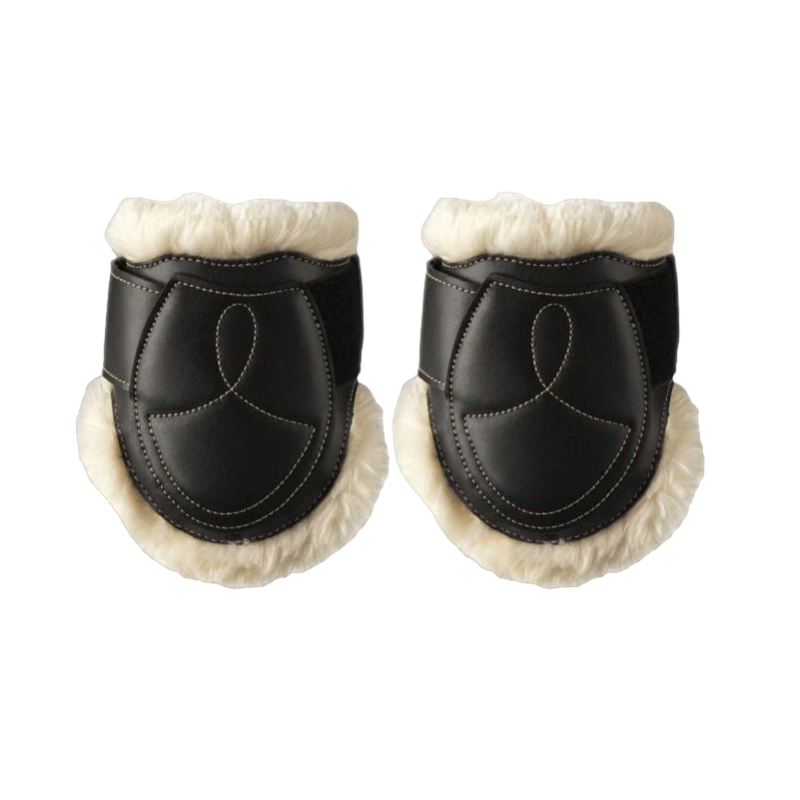 Protèges-boulets moutons velcro Kentucky noires Protèges-boulets moutons velcro Kentucky noires