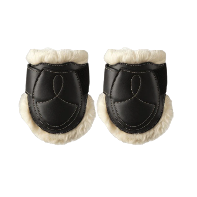 Protèges-boulets moutons velcro Kentucky noires