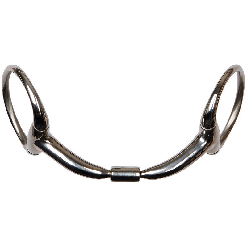 Mors à olives Harry's Horse double brisure Roll-R anatomique 14mm Mors à olives Harry's Horse double brisure Roll-R anatomique 14mm
