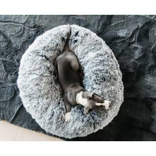 Coussin pour chien KENTUCKY confort donut - Gris