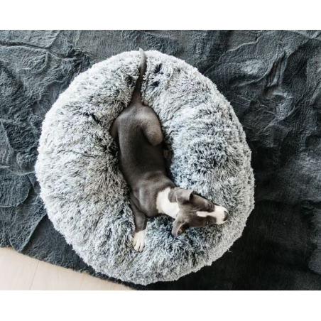 Coussin pour chien KENTUCKY confort donut - Gris