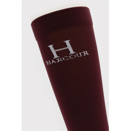 Lot de 2 paires de chaussettes Harcour Badminton Vigne