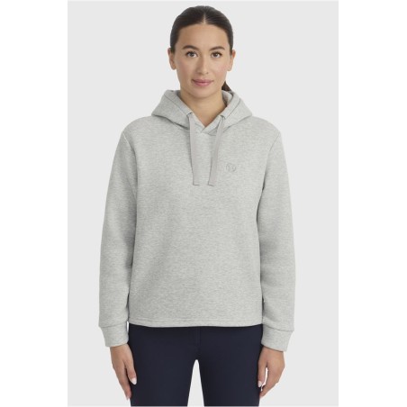 Sweat à capuche Charlie Harcour gris