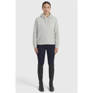 Sweat à capuche Charlie Harcour gris