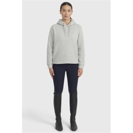 Sweat à capuche Charlie Harcour gris