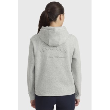 Sweat à capuche Charlie Harcour gris