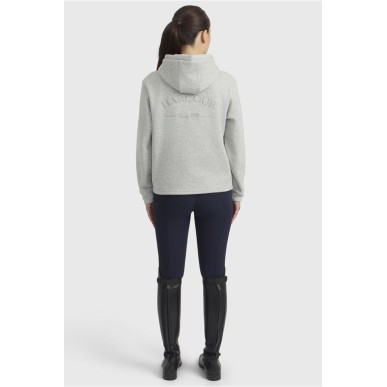 Sweat à capuche Charlie Harcour gris
