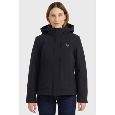 Parka 2 en 1 Harcour Coralie noir