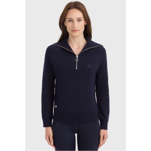 Pull col montant Harcour Claira Marine