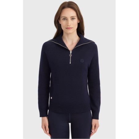 Pull col montant Harcour Claira Marine