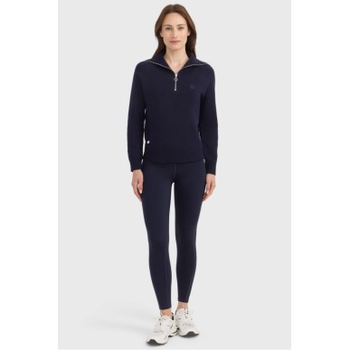 Pull col montant Harcour Claira Marine