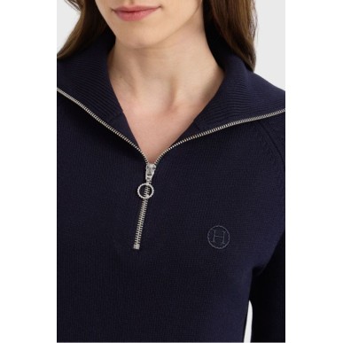 Pull col montant Harcour Claira Marine