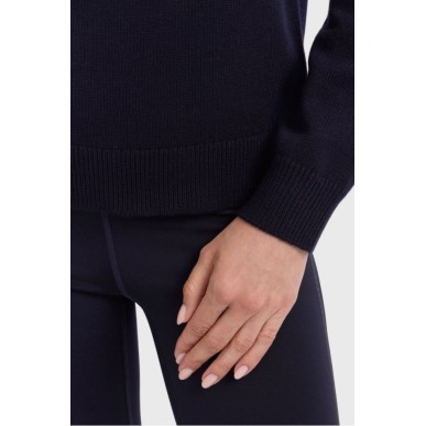 Pull col montant Harcour Claira Marine
