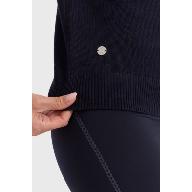 Pull col montant Harcour Claira Marine